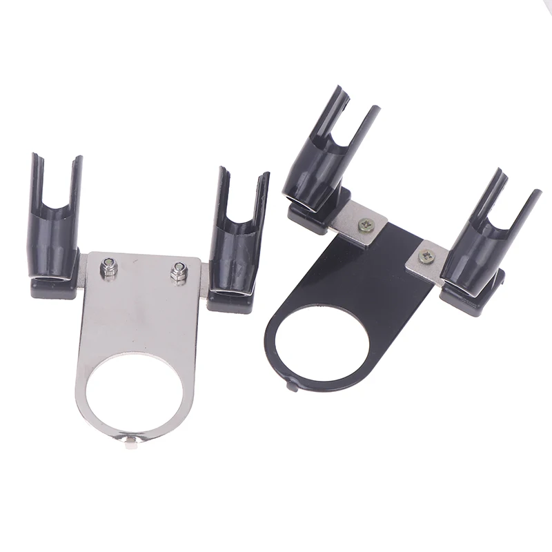 Mini Simple Airbrush Holder Attach Compressor 2 Capacity Spray Gun Holder Accessories Stand Support Airbrushes Paint Hobby