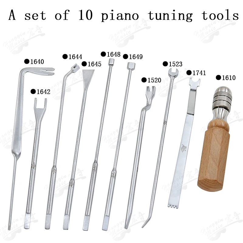 Piano Tuning Repair Tool, String Machine, Repair 1636 Spoon Nail Spanner, Multi-Orifice Spanner Adjustment