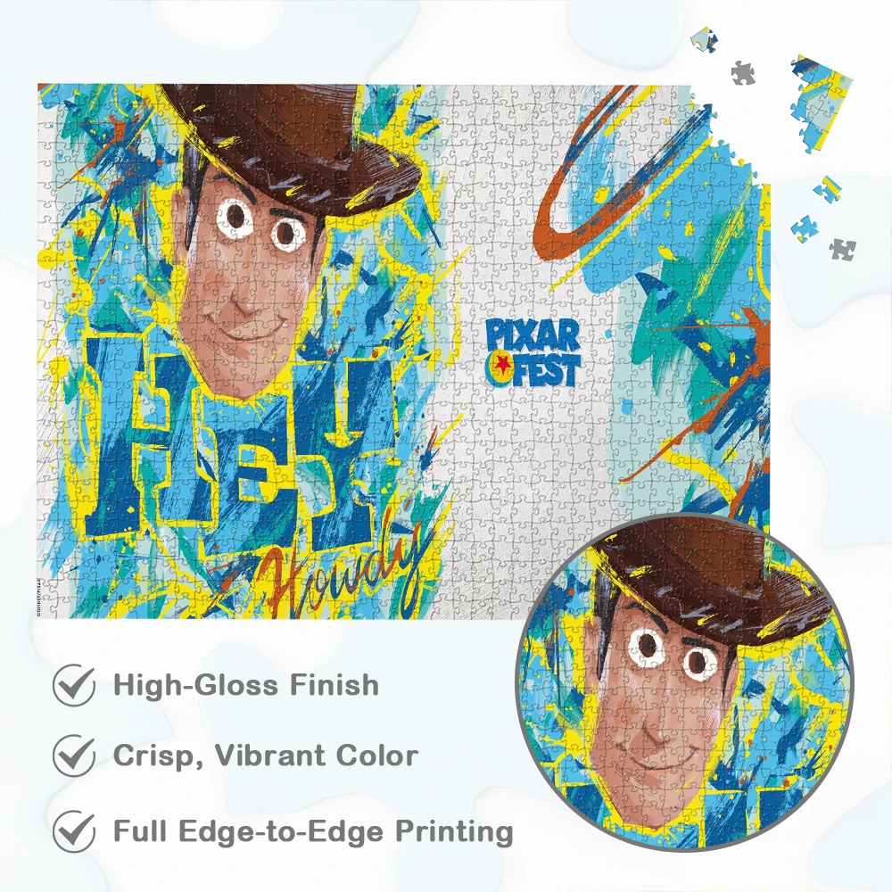 Pixar, нарисованный вуди, головоломка «сделай сам» для взрослых, игры и головоломки с героями мультфильмов Диснея, развивающие игрушки для детей, беспокойные