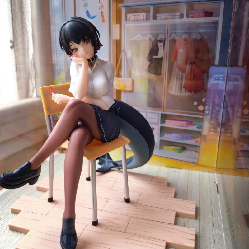 100% بضائع الألعاب الأصلية Aileen Qiao من الاثنين إلى الجمعة 1/8 مقياس الشكل حافظة الكمبيوتر نموذج عرض هدية عيد الميلاد وأعياد الميلاد