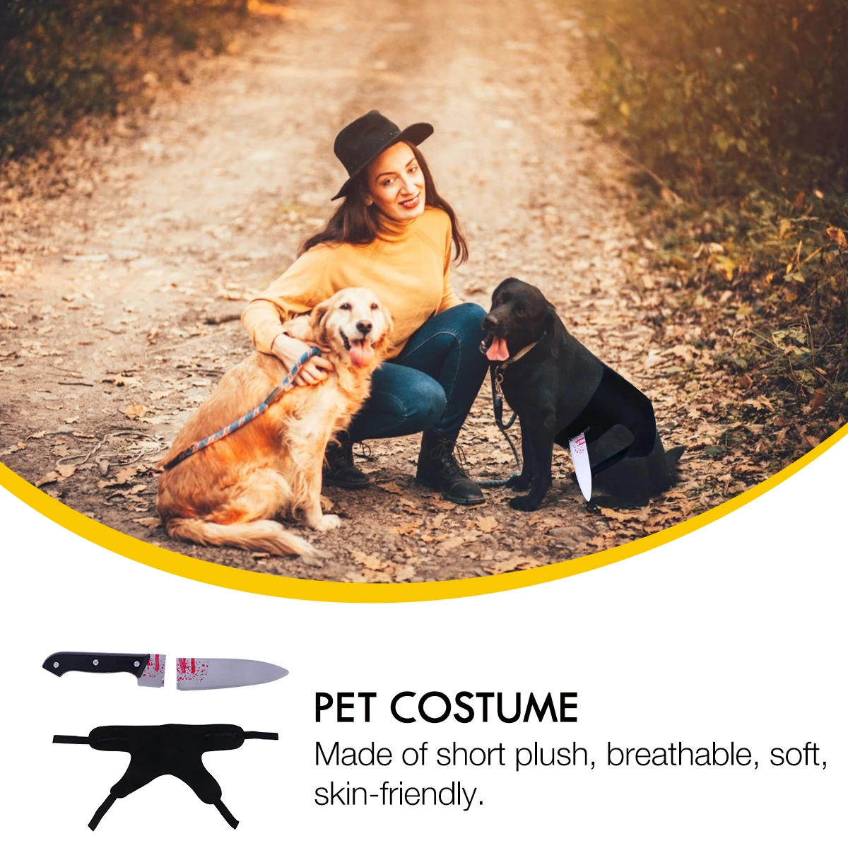 

Pet Funny Clothes Dog Harness Costume Halloween Outfits Cats Bloody Adjustable Soft Breathable Pet Costume