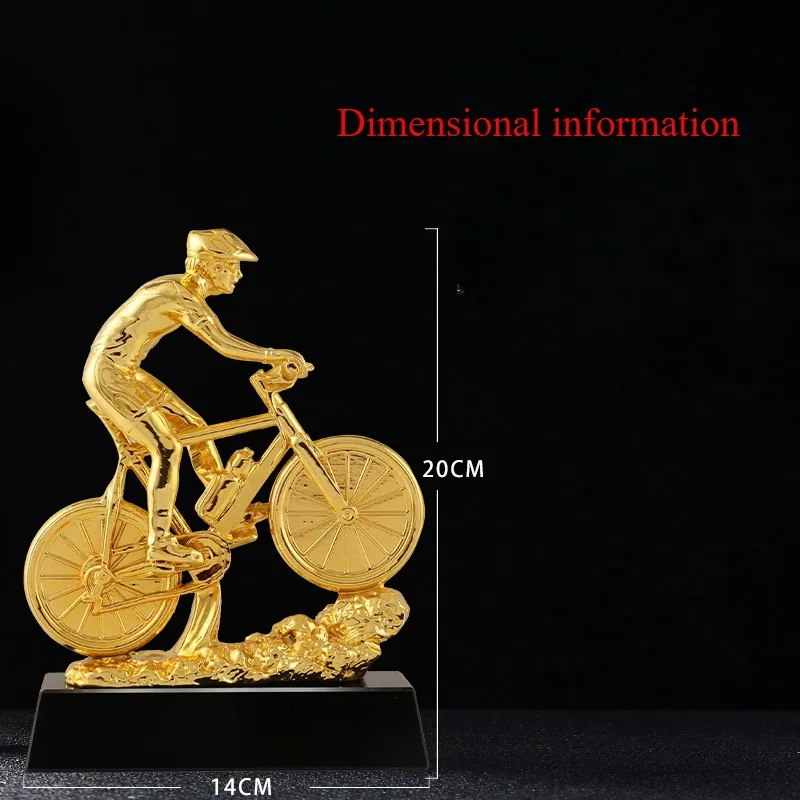 Cycling Games Cycling Trophies Gold, Silver and Copper Three Types Can Be Printed