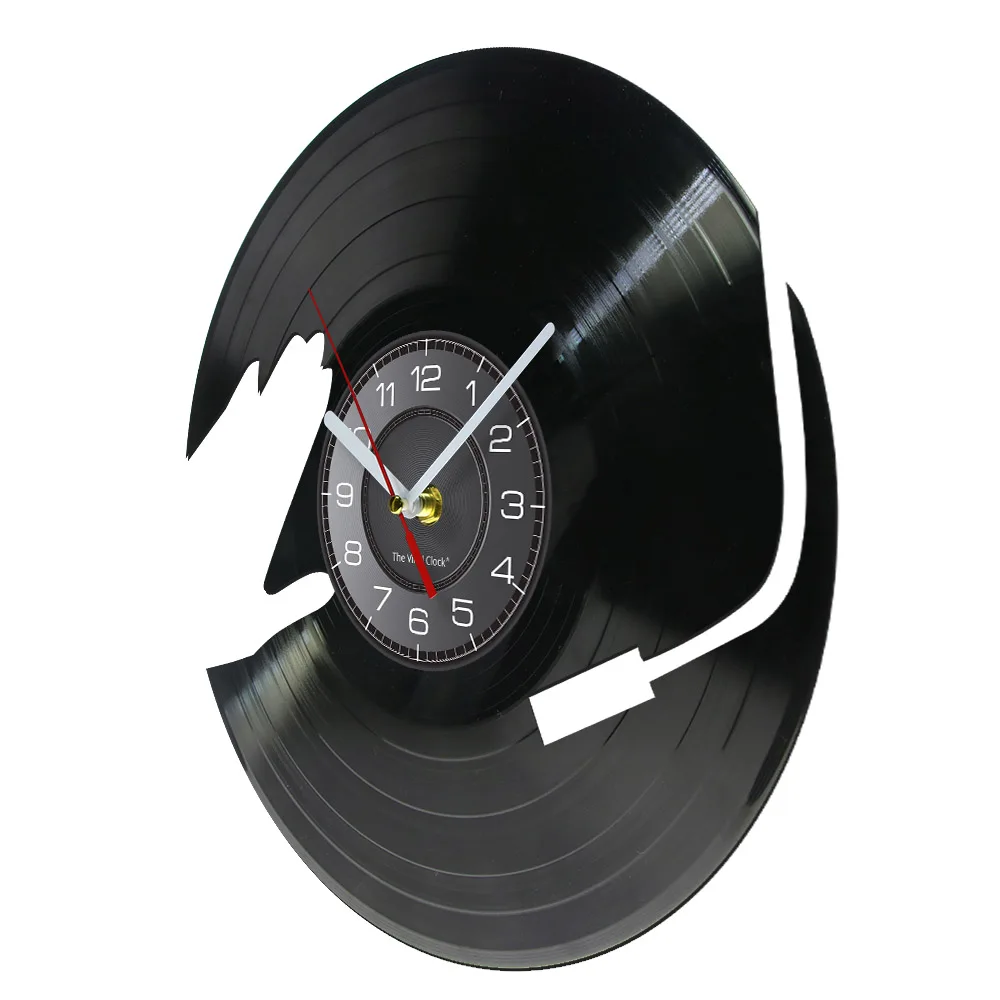 DJ Music Vinyl Record LP Wall Clock Watch 3D Night Light Party Dance Hall Decor Vintage Timepiece Music Club Gift For DJ