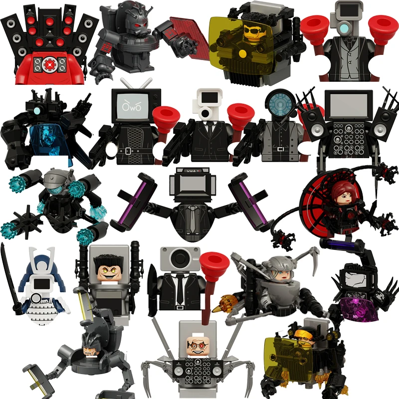 

Duchess Toilet Man New Gman5.0 Blocks Female Special Forces Bricks For Toys Gifts Action Figures Building Blocks For Children