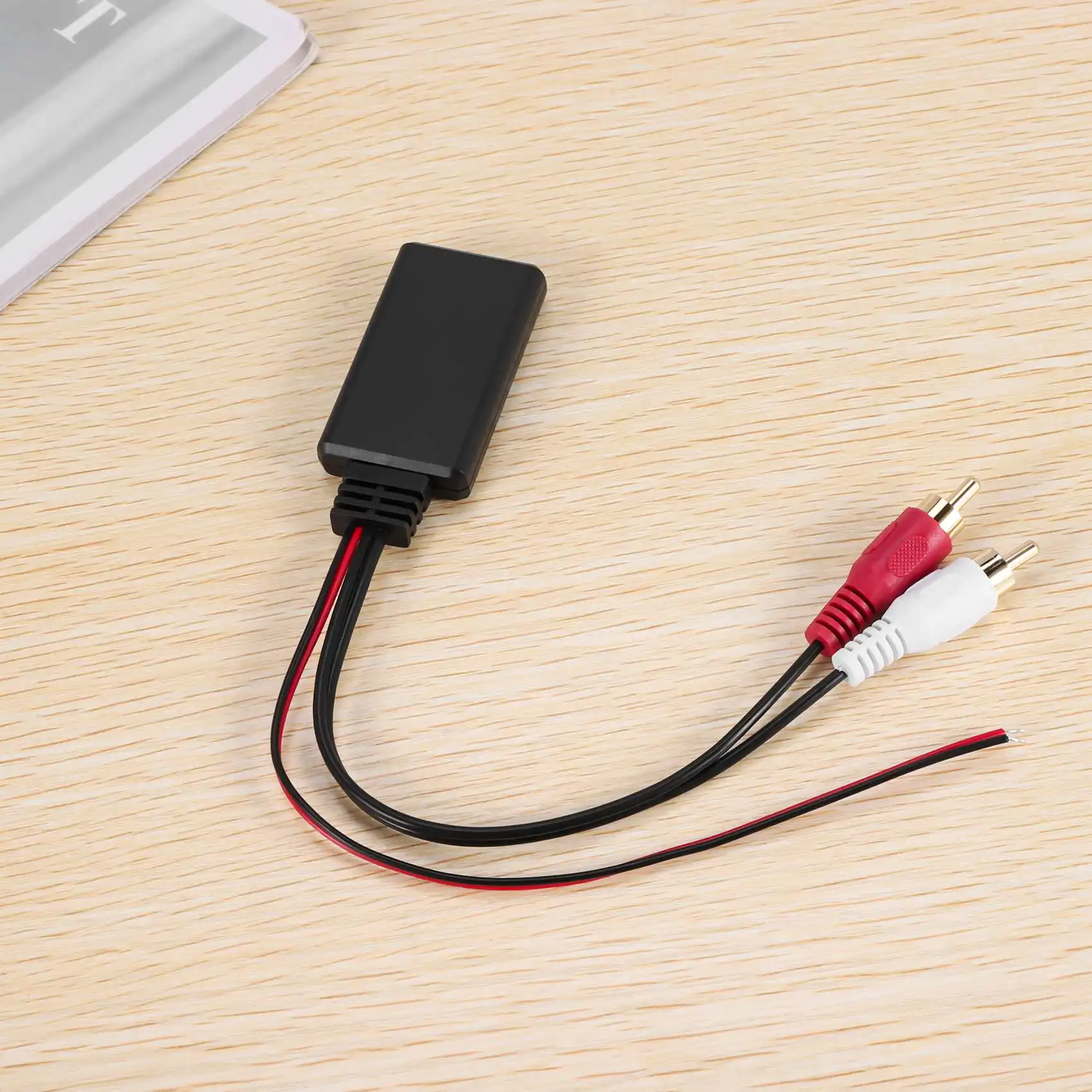 AT77 Автомобильный универсальный беспроводной модуль Bluetooth Музыкальный адаптер Rca Aux Аудиокабель