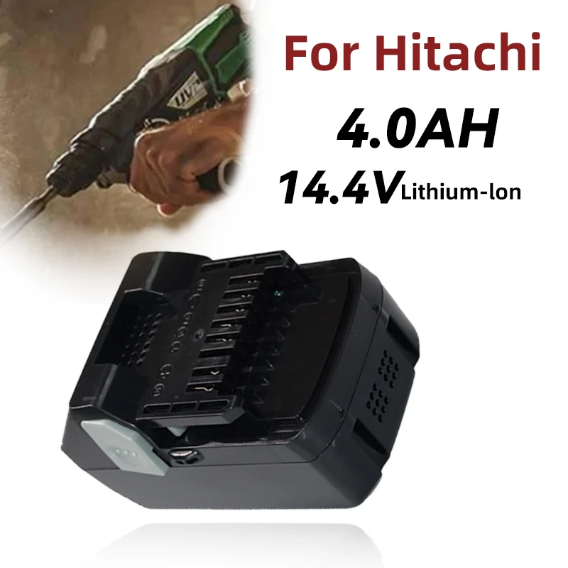 

14.4V 4000mAh Lithium-Ion Screwdriver Tools Batter for Hitachi BSL1415 BSL1415X BSL1430 CS-HTB430PWf Rechargeable Batteries