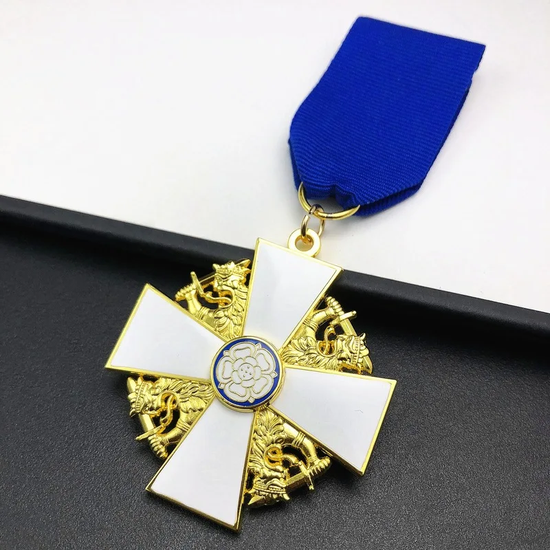 

Order of the White Rose of Finland Metal Medal Brooch Pendant Accessories
