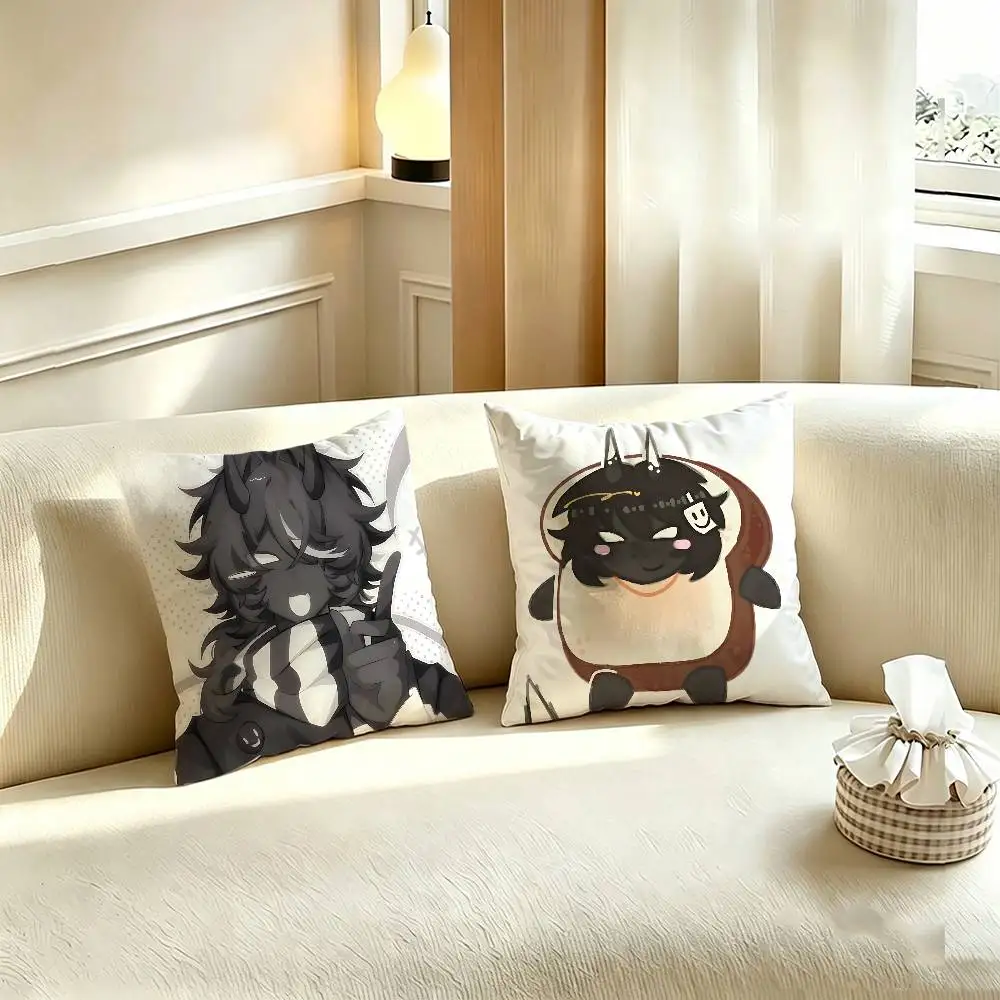 T-Twixxel Game Polyester Printed Pillow Cover Square 30 35 40 45 50 55 cm Soft for Sofa Bed Car Home Decor