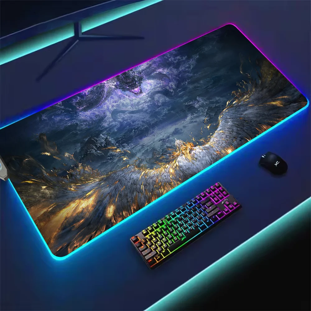 D-Drgan 쿨 마우스 패드 RGB LED 라이트 방 - Pc Gaming Price 리뷰 및 가격