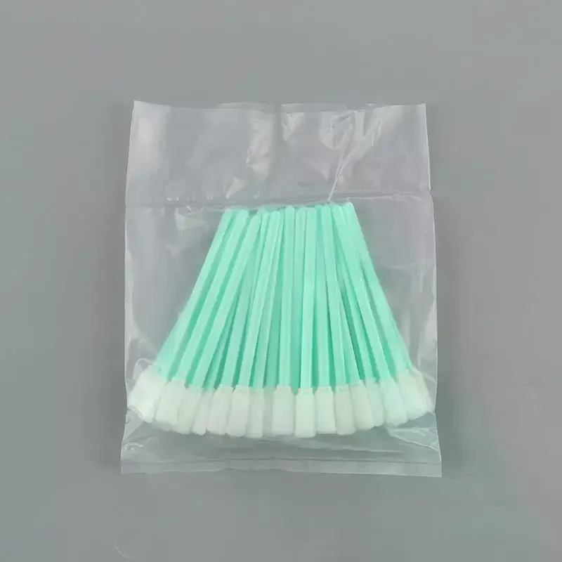 Dust Free Foam Cleaning Swabs 50 Pack Lint Free High Absorbent Sponge Head For Precision Electronics Oil Stain Cleaning