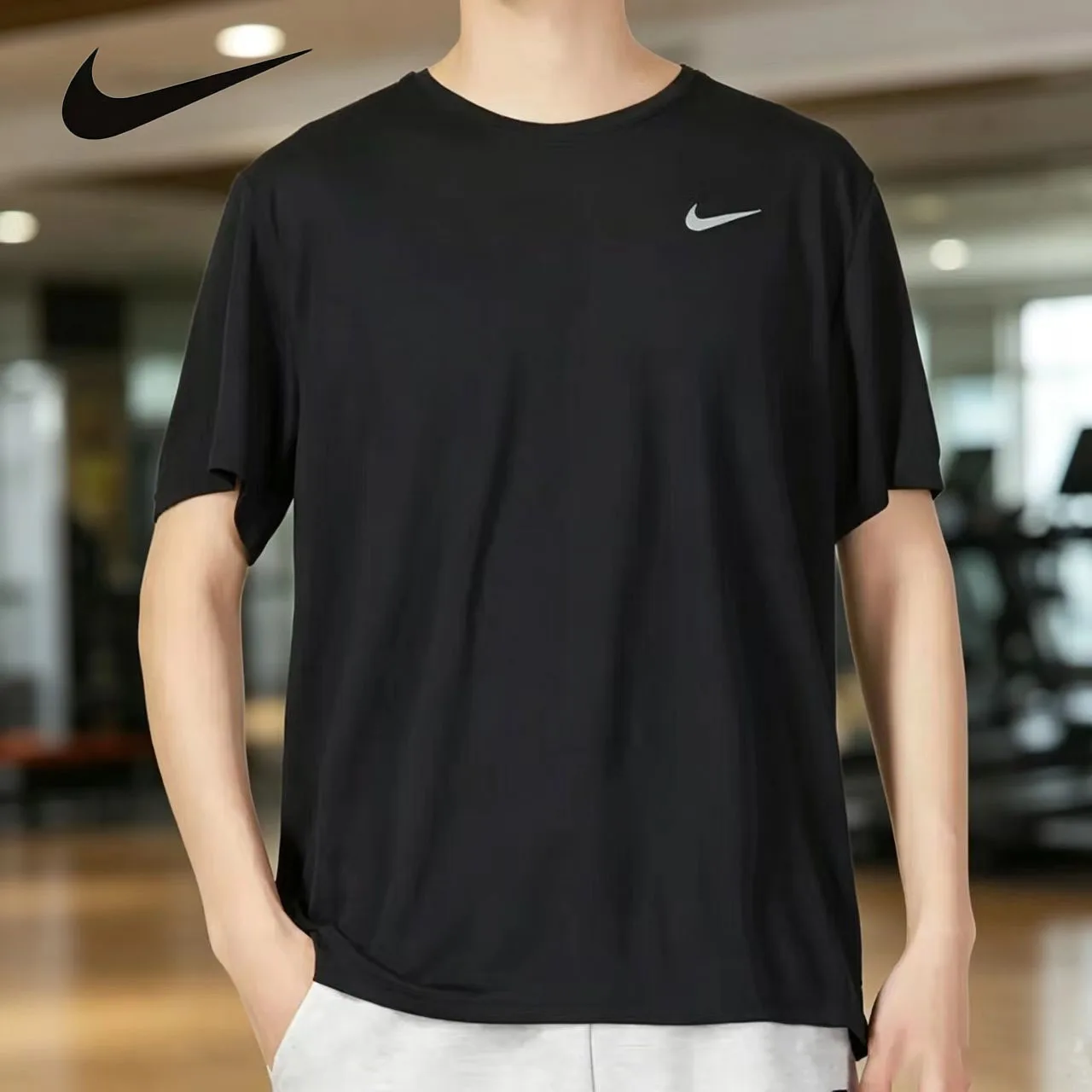 

Oversized Tee TopNike Men's 26 Summer New Running, Fitness, Speed drying Short sleeved T-shirt DV9316-010