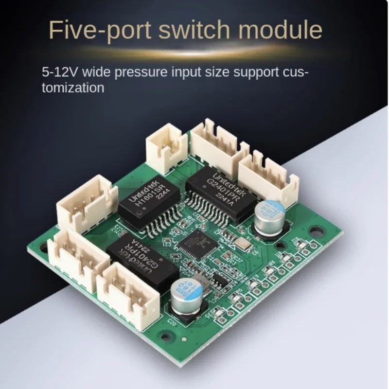

5-port 10/100M Ethernet switch module community smart home pin header motherboard