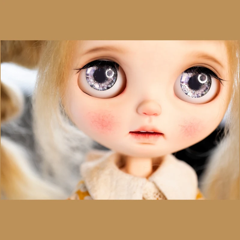 YESTARY Blythe 14mm Eyes Doll Accessories For 1/6 Blythe Toys Diy Handmade Limited Sparkling Colour Glass Eyes Pieces For Gifts