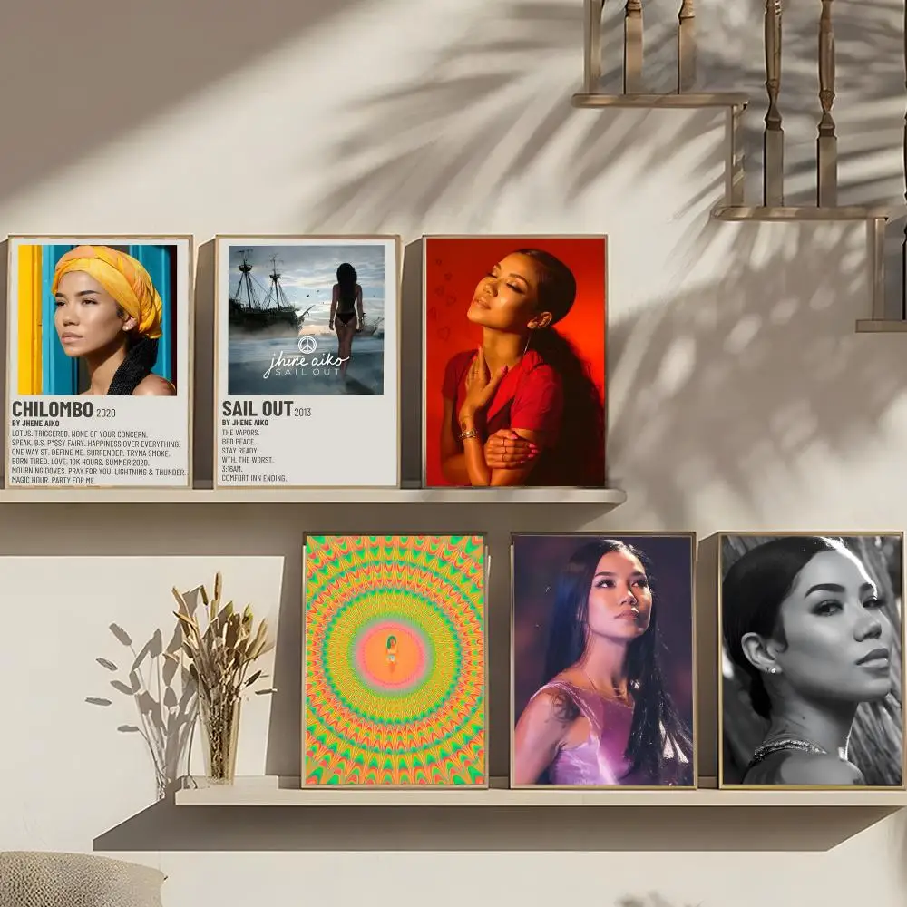 Singer J-Jhene A-Aiko Trip Song Poster Art print wall decor ideal for living room, bedroom, bar, parlor, and home gifting