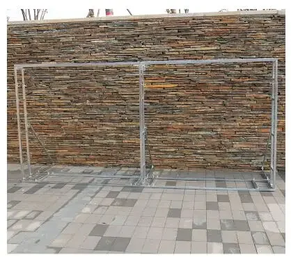 Wedding stage background frame Outdoor wedding layout double-layer telescopic rod