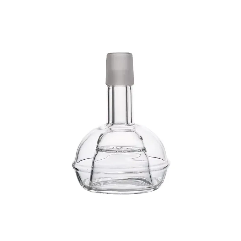 Heat Resistant Double-Wall Glass Shisha Hookah Tobacco Bowl Head with Charcoal Holder Joint Size 24mm for Smoking view 3