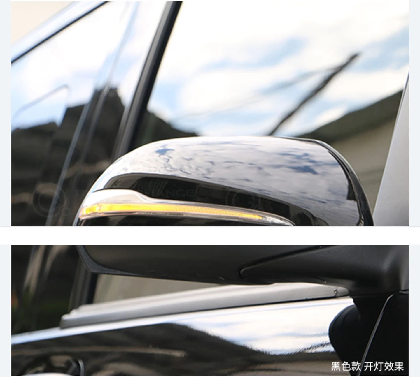 Factory Direct Mercedes V-Class Commercial Vehicle Reverse Mirror Modified Rearview With Turn Signal Step Bar
