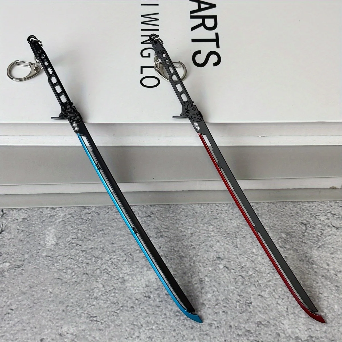 8.6in Cyberpunk Katana Metal Blade Steel Anime Knife Katana Ninja Damascus Sword Real Size Japanese Original Samurai Sabre Gift