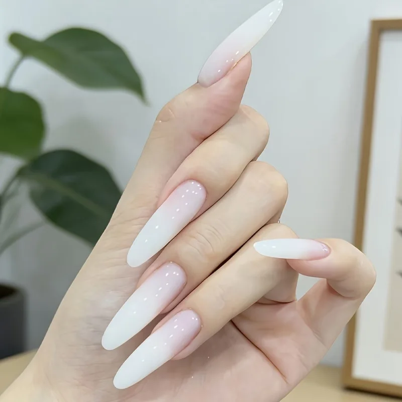 Milky White Nail Polish, Smooth Texture, Easy to Apply, Even Coverage, and a Translucent, Soft Finish Quick-Drying Formula, Hig