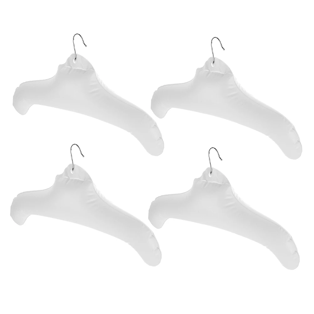 

4pcs Hanger Foldable Travel Clothes Rack PVC Non-Slip Hangers Collapsible Portable Coat Hangers Women Storage