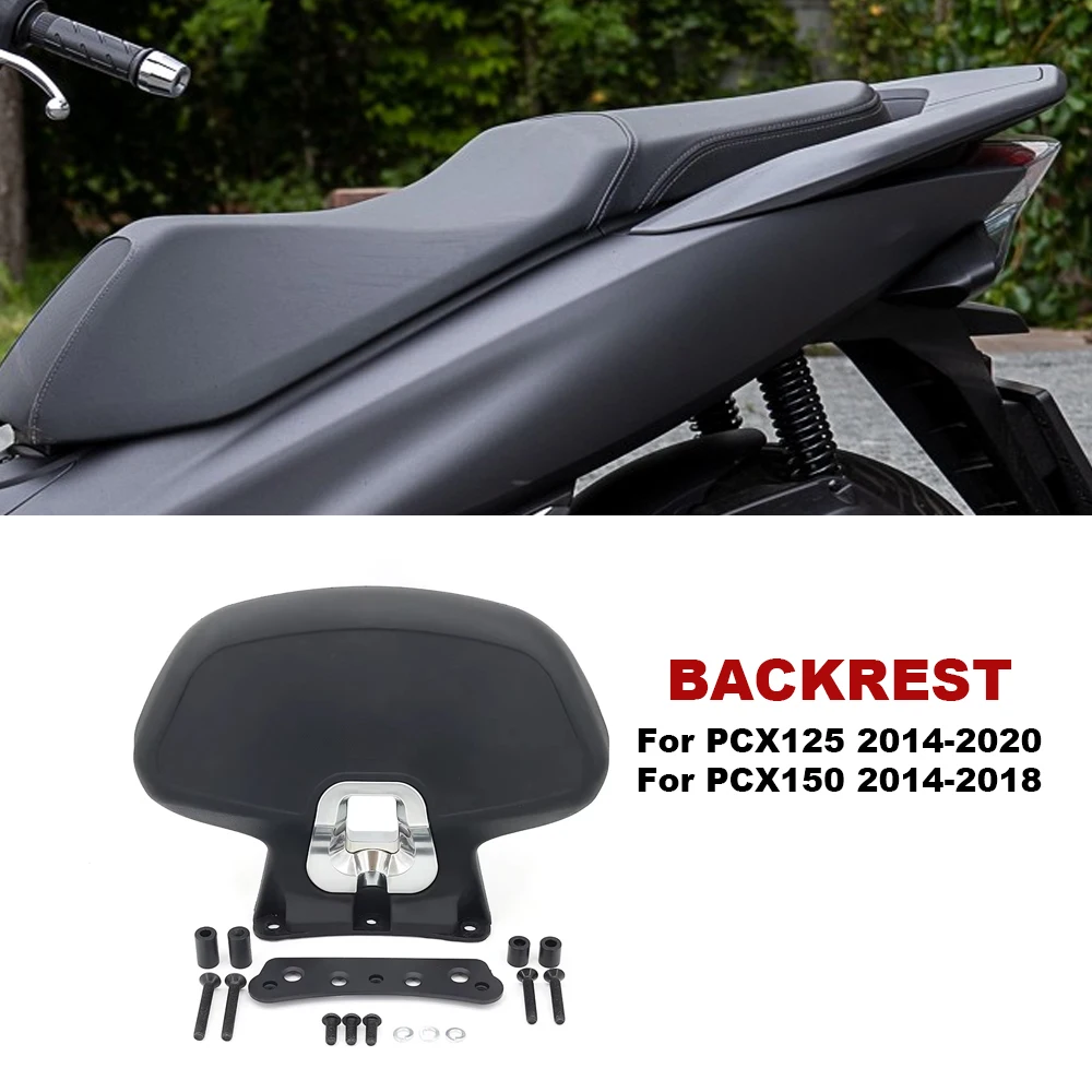 

Motorcycle Accessories Rear Passenger Seat Backrest For Honda PCX125 PCX150 2014 2015 2016 2017 2018
