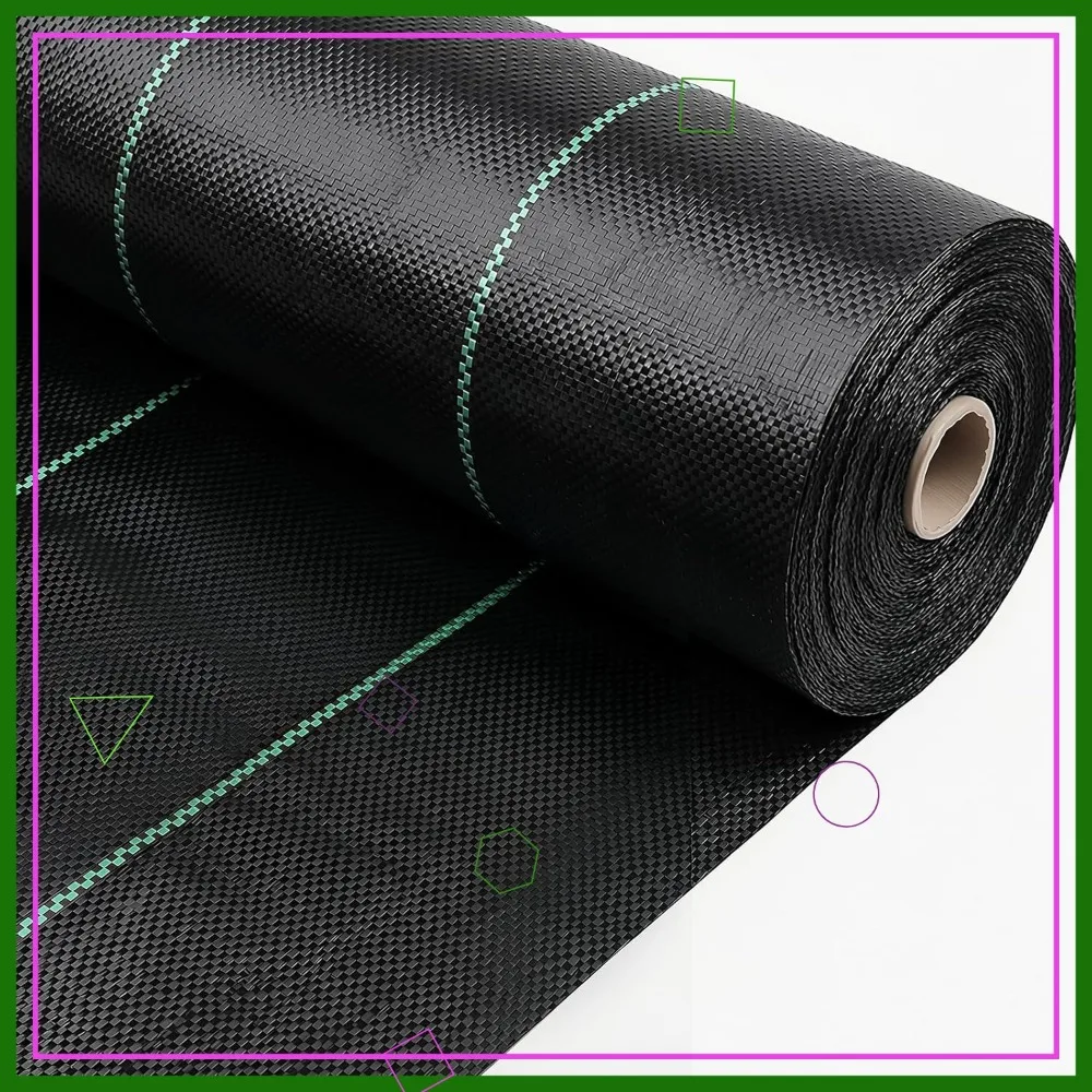 

13x120ft Driveway Fabric, 5.2OZ Heavy Duty Weed Barrier for Garden, Erosion Control