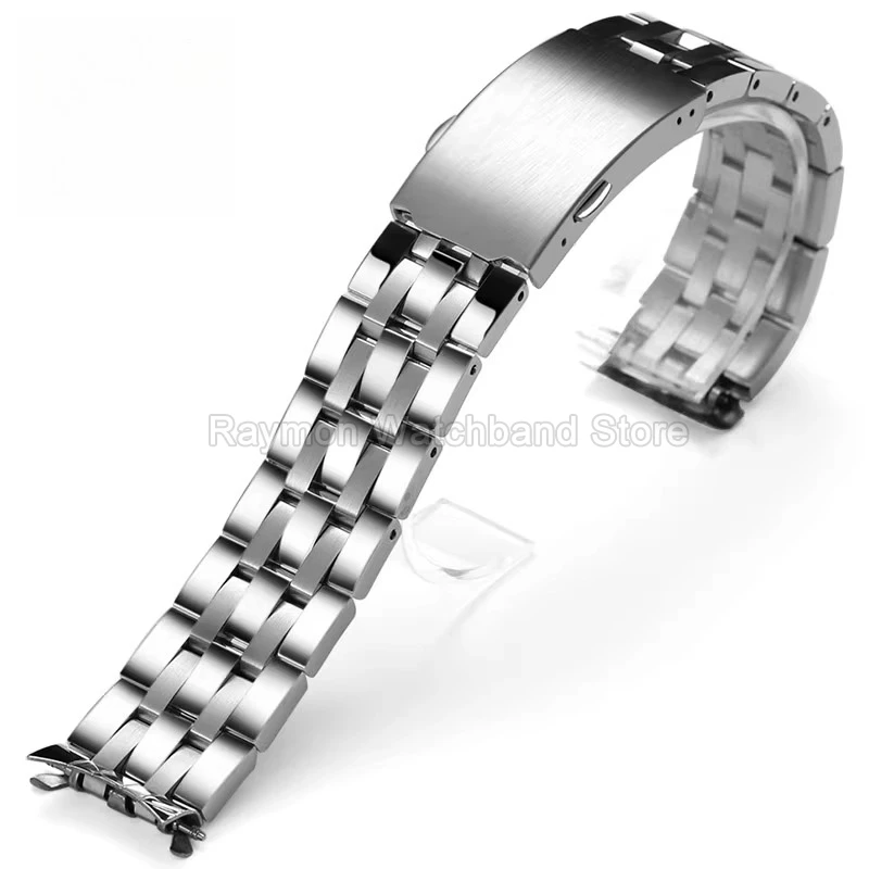 para-tissot-prc200-t014-t17-t461-pulseira-de-relogio-de-aco-19-20mm-interface-curvada-fivela-dobravel-resistente-a-corrosao-resistente-ao-desgaste