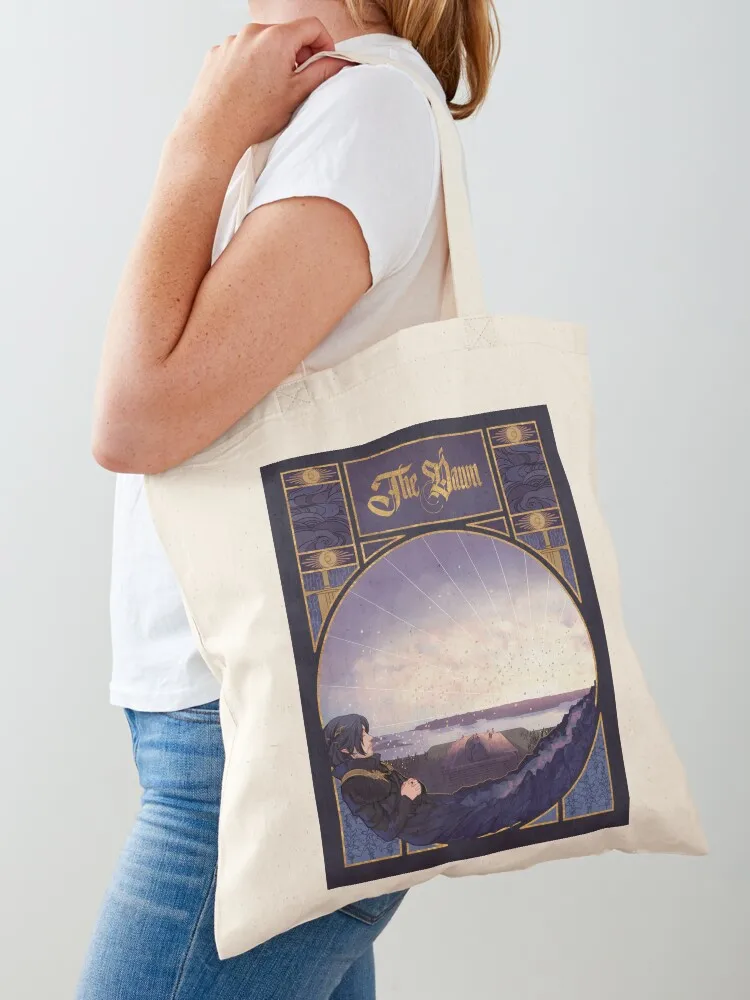 

The Dawn Tote Bag Canvas Women's beach bags female bag Portable shopping bag
