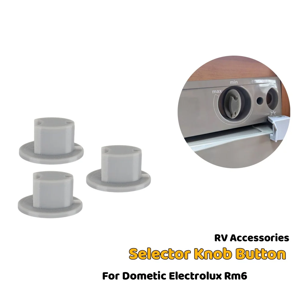 Caravan Fridge Thermostat Selector Knob Door Control Button for Dometic Electrolux Rm6 (2412138006 / 2412137008) For RV Fridge