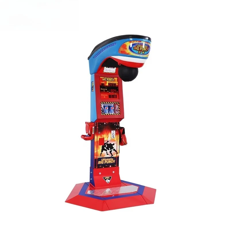 Boxing Arcade Machine Card Payment Punching Bag Kick Vending Training Punching Electronic Boxing Arcade Gaming Custom
