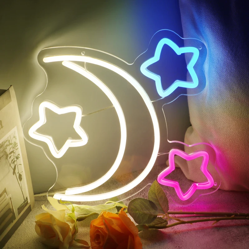 Letrero de neón Led para decoración de fiesta de cumpleaños, luces de noche para habitación de niños, lámpara de neón Kawaii para decoración del hogar, dormitorio, Usb