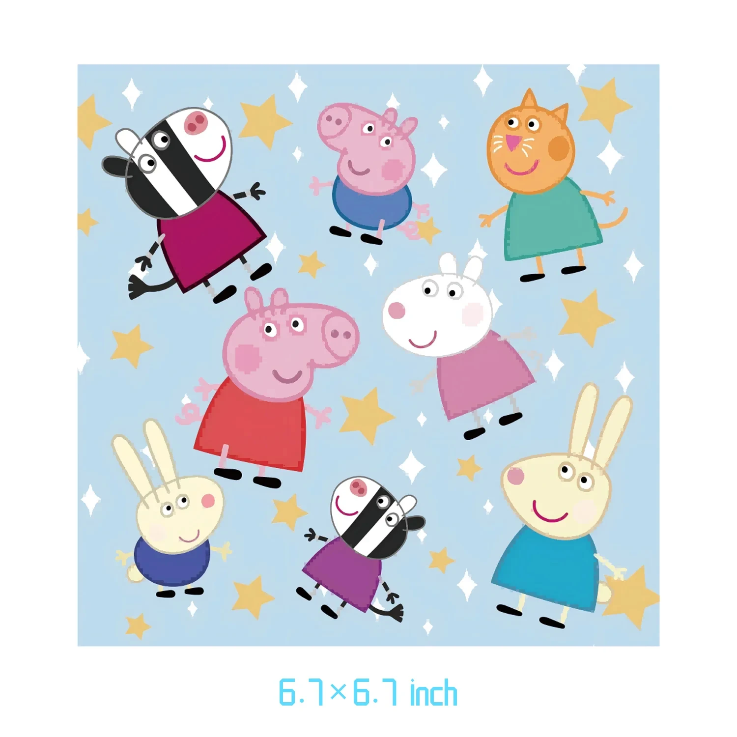 Cartoon Peppas Pig Theme Birthday Party Supplies 5