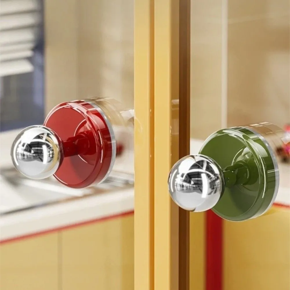 مقبض باب كوب شفط مضاد للانزلاق بدون حفر مقبض دش متعدد الوظائف مع كوب شفط وقبضة باب قابلة لإعادة الاستخدام