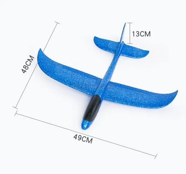 Foam aircraft model Hand thrown glider Swirl aircraft toy Outdoor parent-child aircraft model Children's aircraft