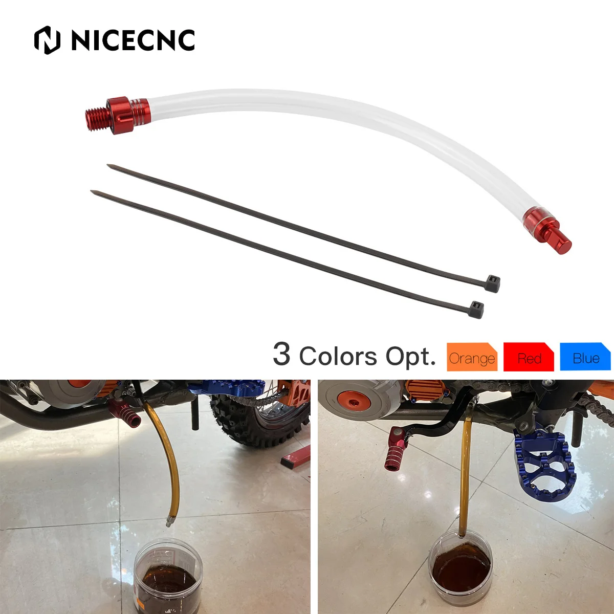 

NICECNC Motocross Aluminum Oil Filter Drain Tool For HONDA XR650L XR 650L XRL 650 1993-2022 2021 2020 Motorcycle Accessories