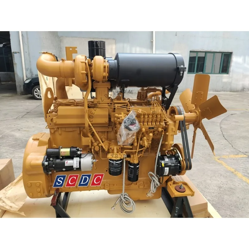 6 Cylinders 3306 Engine 162kw(220hp) Dong feng Shanghai SC11CB220G2B1 di esel Engine  for Loader