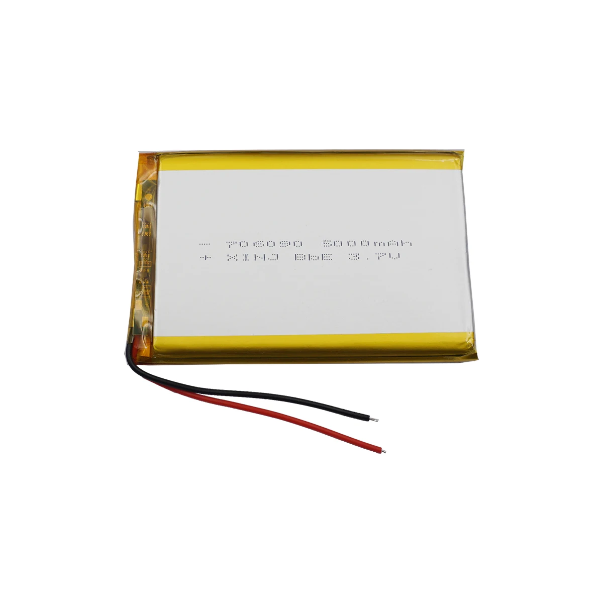 

3.7V 5000mAh 18.5Wh Li-Polymer Replacement Rechargeable Li Lipo Battery 706090 For GPS Bluetooth Speaker LED DashCam Tablet PC