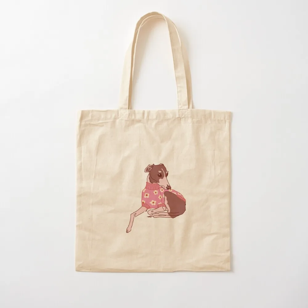 Cozy Noodle Dog (Pink) Tote Bag custom bags free delivery bags