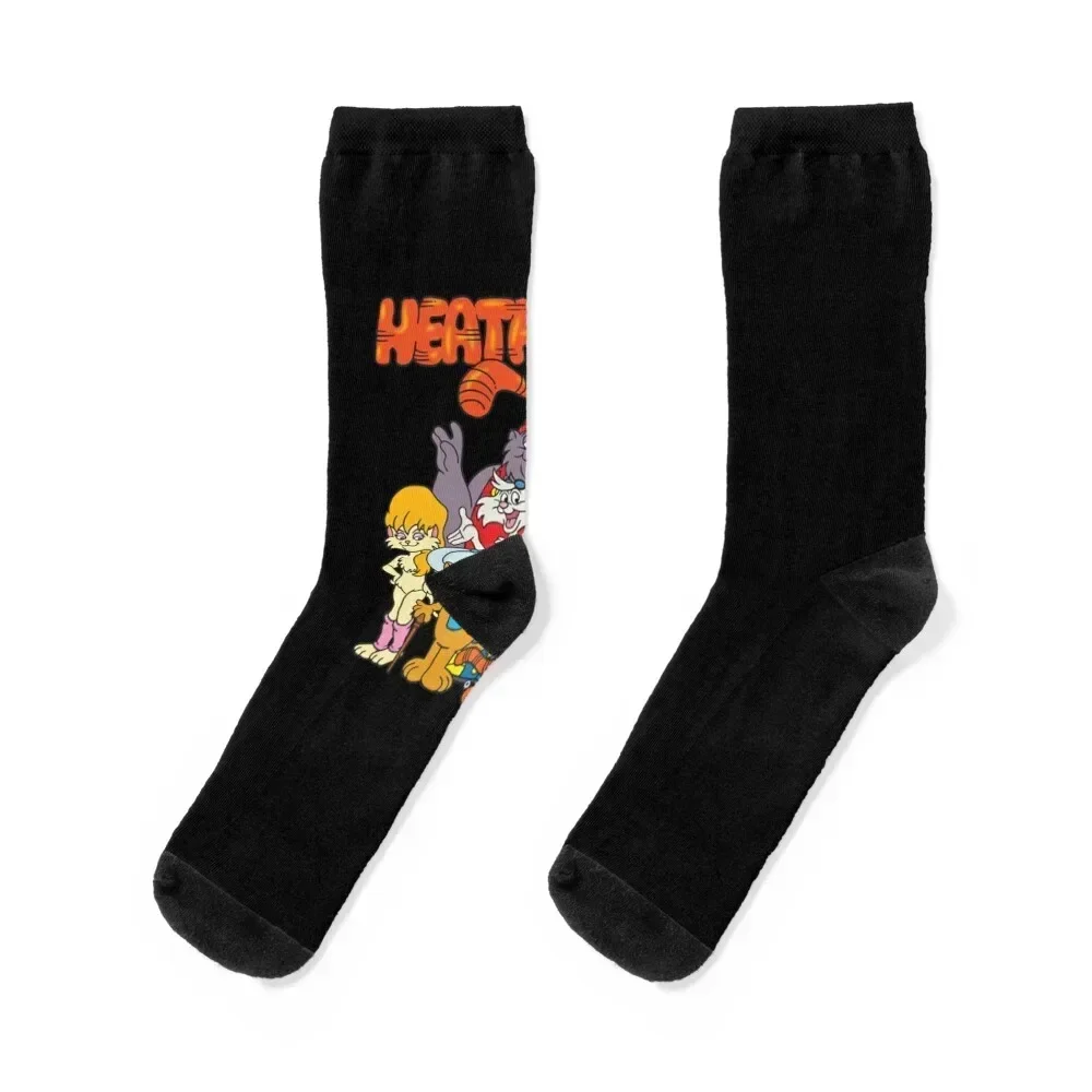 

Heathcliff T-Shirt Socks hockey soccer anti-slip Stockings compression fashionable Girl'S Socks Men's