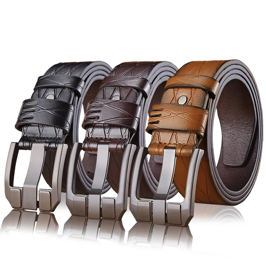 Pure leather belt, men's leather casual belt, men's leather belt