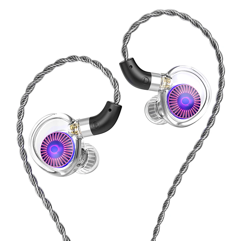 

TRN Medusa HiFi Earphones High-performance In-ear DLC Dynamic Earphones Wired Earbuds