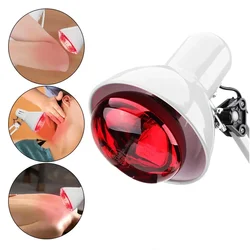 Lampe de Physiothérapie à Infrarouge de 275W, Thérapie de Énergie, Ampoule Rouge pour le Corps, le Cou, les Douleurs, l'Arthrite, les Muscles, les Articulations, Anti-Vieillissement