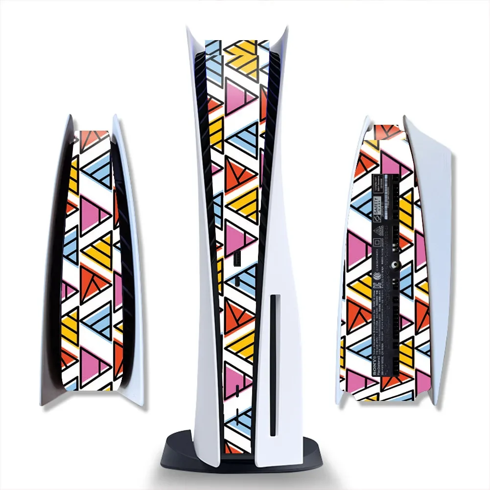 Наклейка для консоли PS5, цифровой стикер из углеродного волокна с обложкой, центральный хост-компьютер, аксессуары для игровой консоли