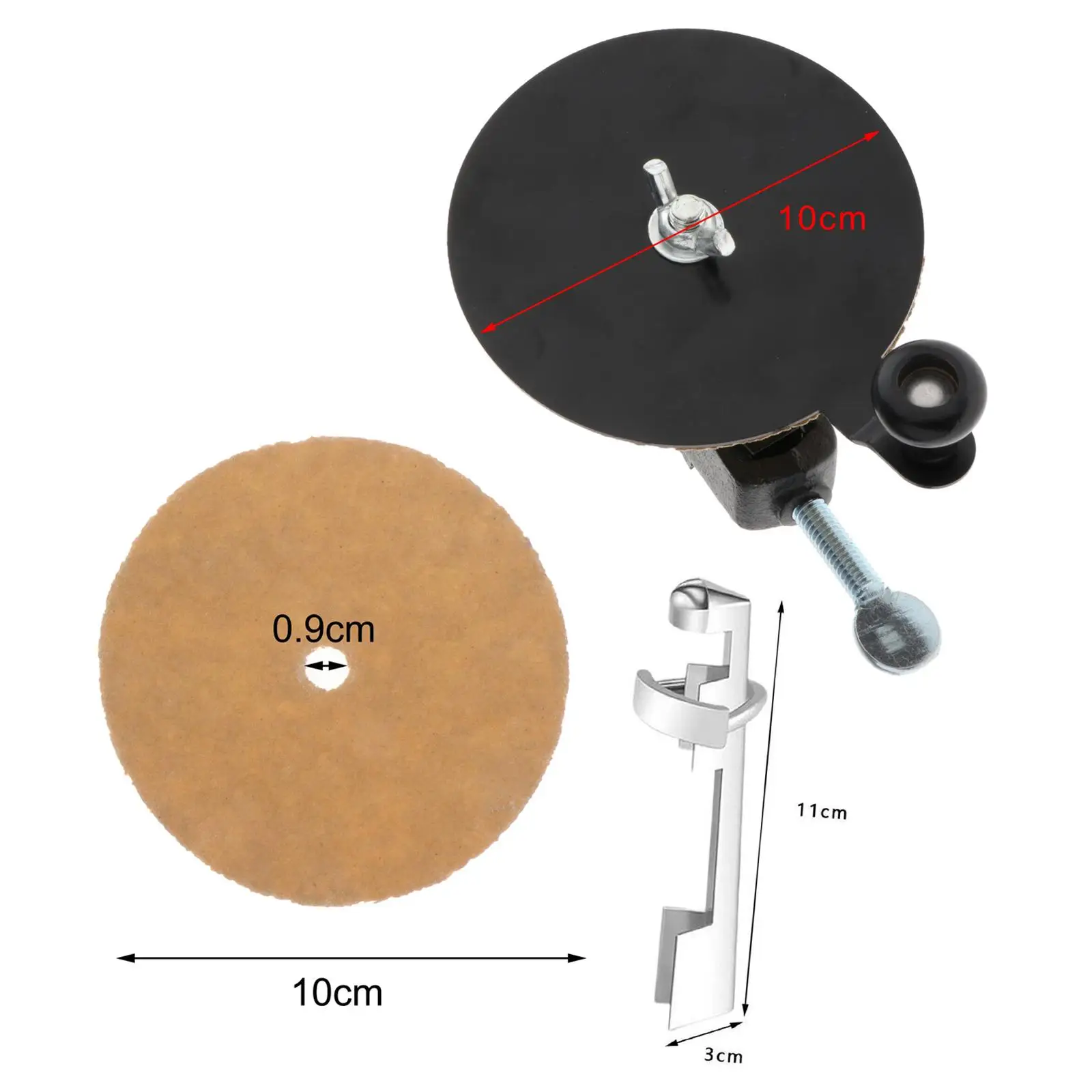 

Billiard Cue Top Sander Clamp Set Billiard Accessories Professional with 14 Pieces Sand Paper for Repair Billiard Game Indoor