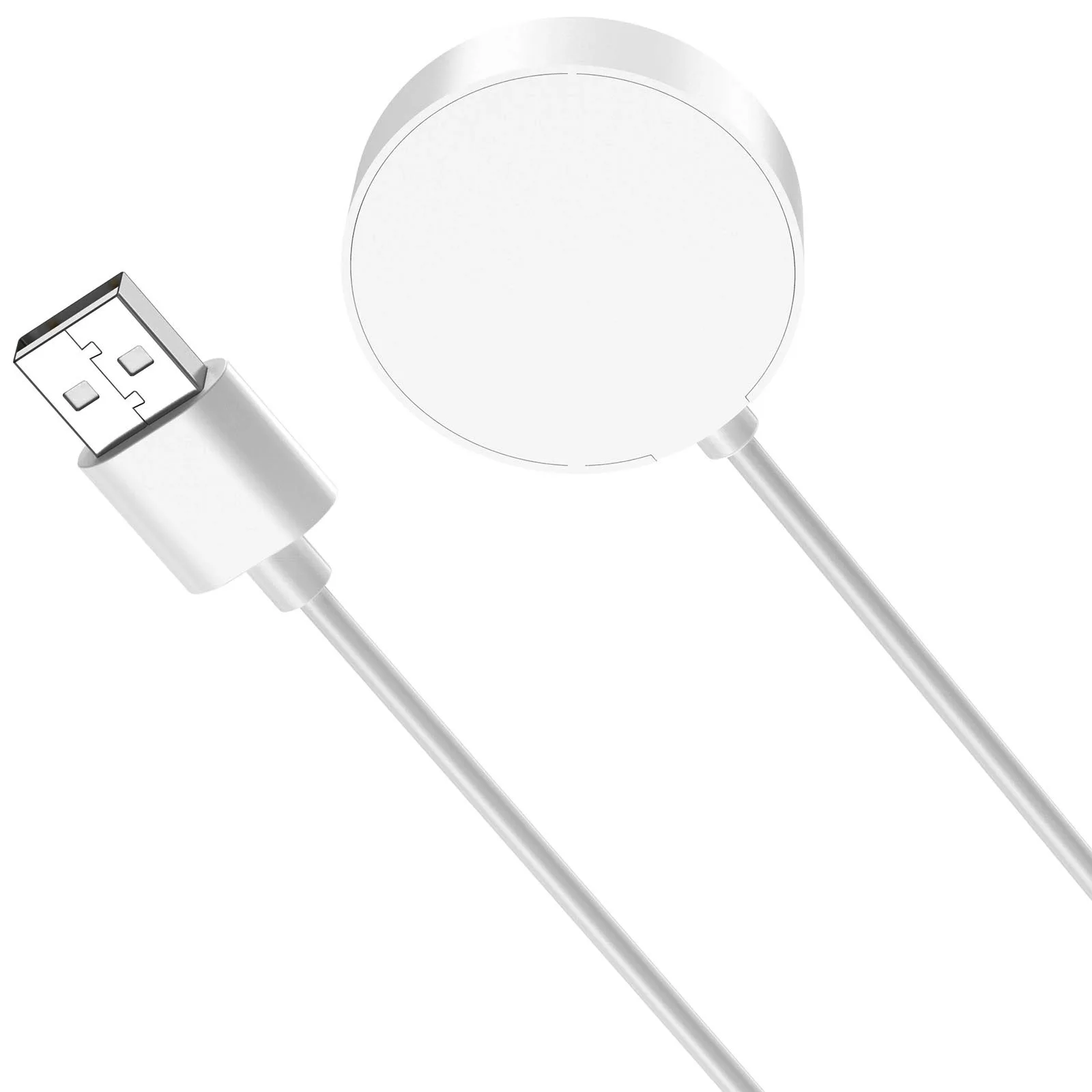 White Charger for Xiaomi Watch S3 S2 & Watch 2 Pro/Watch 2 Replacement USB Charging Cable Magnetic Charging Cable Smartwatch