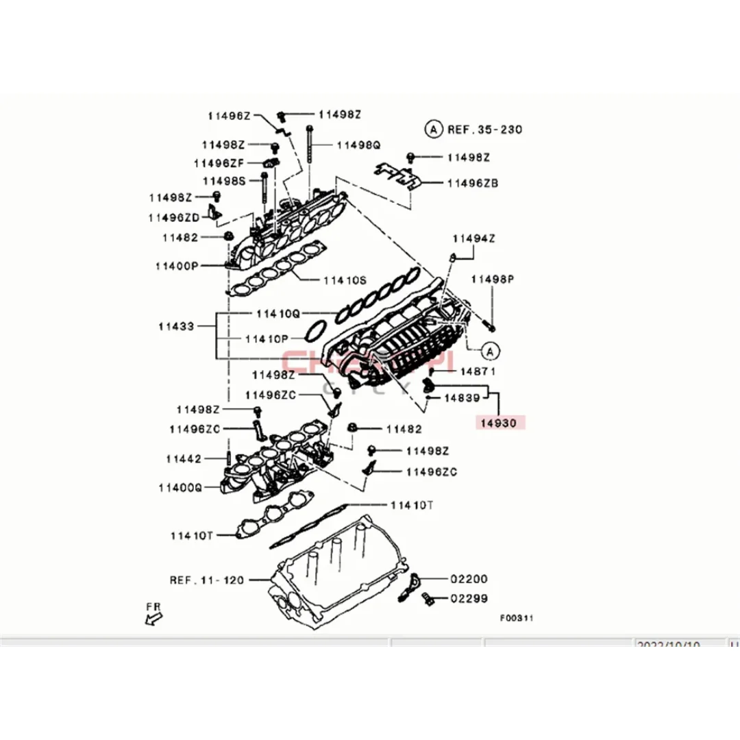1865A148 AS471 خريطة مستشعر مجمع الضغط المطلق مناسب لباجيرو مونتيرو سبورت KG6W KH6W GF4W CW6W KS5W V85W V95W #6