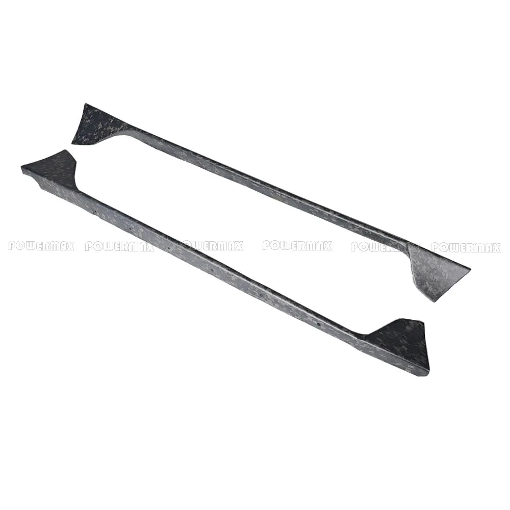 Matte Forged Carbon Fiber Bodykit with T Style Side Skirts New Condition Upgrade for Supra MKV A90 A91 Door Positions 4
