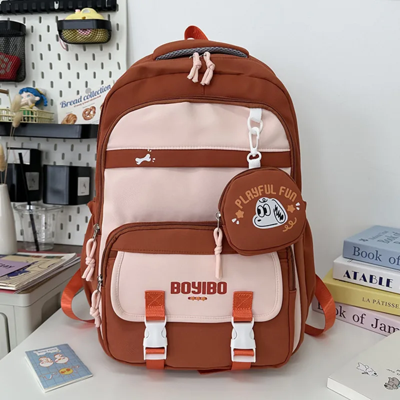 Letter Y2K Backpacks Animal Lightweight Outdoor Sports Travel Ins High Capacity Student Air Cushion Shoulder Strap Backpacks New