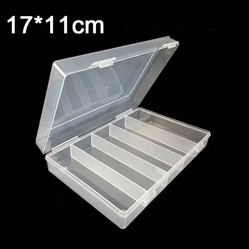 Plastic Jewelry Boxes Storage Case Plastic Tool Box Clear Round Coin Cases Capsules Container Holder Organizer Storage Wholesale