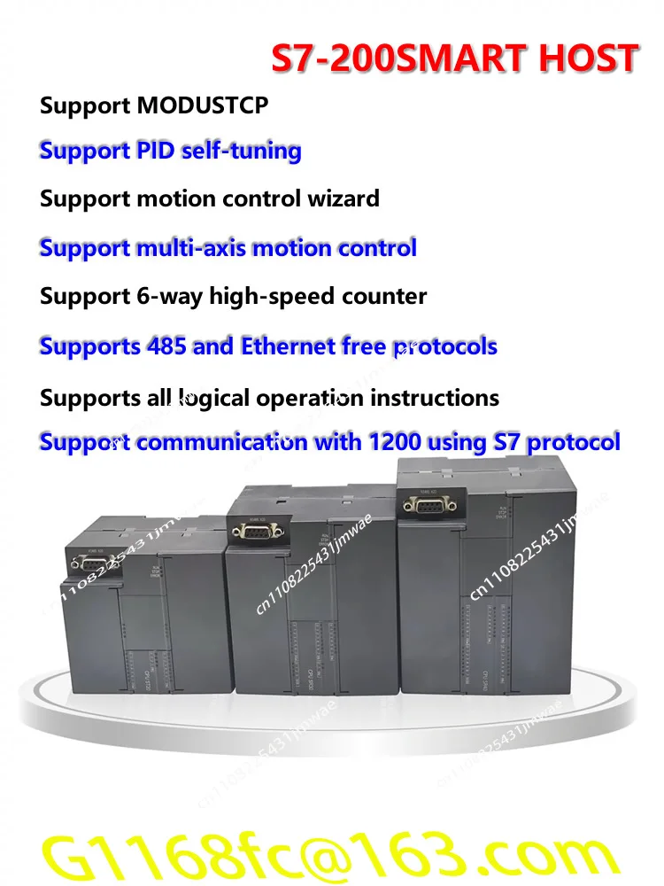 Domain Control S7-200 SMART Module is Compatible With PLC ST20 SR20 ST30 SR30 ST40 SR40 With High Penetration,Low Power
